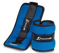 ProsourceFit Ankle/Wrist and Arm/Leg Weights Set of 2, Adjustable Strap 1 lb-5 lb, Adjustable Weight 15 lb, 10 lb, 7 lb for Men and Women