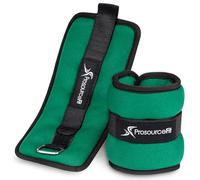 ProsourceFit Ankle, Wrist, Arm, and Leg Weights for Men and Women, Set of 1lb each, Green