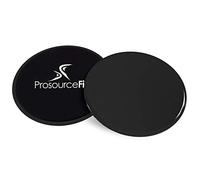 ProsourceFit Core Sliding Exercise Discs, Dual-Sided Sliders for Use on Any Surface at Home or Gym for Full-Body Workouts, Set of 2