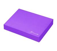 ProsourceFit Exercise Balance Pad - Non-Slip Cushioned Foam Mat & Knee Pad for Fitness and Stability Training, Yoga, Physical Therapy 15.5”x12.75”, Purple