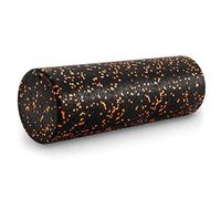 ProsourceFit High Density Foam Rollers 18 - inches Long, Firm Full Body Athletic Massage Tool for Back Stretching, Yoga, Pilates, Post Workout Muscle Recuperation, Black/Orange