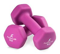 ProsourceFit Neoprene Dumbbell Coated for NonSlip Grip 5 lb Purple