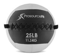 ProsourceFit Soft Medicine Balls, Wall Balls and Full Body Dynamic Exercises, Gray 25 LB