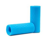 ProsourceFit Thick Grips for Dumbbell and Barbell, 1.9-in Axle Bar Adapter for Weightlifting and Strength Training (Blue)