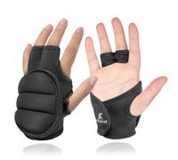ProsourceFit Weighted Gloves, Pair of Heavy Duty 2 lb. Neoprene for Sculpting and Aerobics, Black