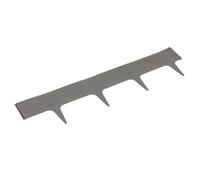 Prosper Plast IBWI-405U 390 x 18.65 cm Garden Border Line Design - Stone Grey (5-Piece)