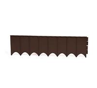 Prosper Plast IKRR-R222 595 x 16 cm Garden Fence - Brown (12-Piece)