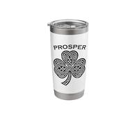 Prosper St Patricks Day Ireland Shamrock Irish St Pats Stainless Steel Insulated Tumbler
