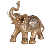 Prosperity Elephant Sculpture Home Decors Collectible Resin Figurine Symbolizing Strength Wisdoms Wealth Resin Artwork Lucky Feng Shuis Elephant Statue