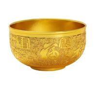 Prosperity Metal Treasure Bowl Feng Shui Decorative Desktop Decoration Ritual Bowl for wealth accumulation and positive energy enhancement