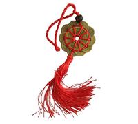 Prosperity Protection Set of 10 Feng Shui Lucky Charm Ancient Coins On String Decor for Wealth and Success Best Gift Multicolor Practical Treatment