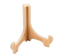 ProsperLink 1Pc Portable Picture Frame Holder Smooth Polished Display Pictures Holder Multifunctional Wood Plate Stand for Plate Photo Frame Picture