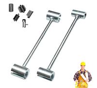 Prosperousk Door Hinge Adjustment Tool, Prosperousk Adjustment Tool, Precision Steel Gap Wrench with Dual Seam Heads, Anti-Corrosion Finish, Ergonomic Grip for Simple Home Fixes(S+L)