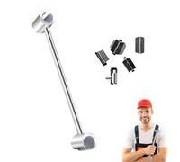 Prosperousk Door Hinge Adjustment Tool, Steel Double Head Hinge Hole Adjustment Wrench, Door Hinge Adjustment Tool, Rust-Proof Residentialdoor Hinge Adjustment Tools Home for Easy Repair (small-1pcs)