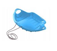 Prosperplast Big M Sled 78cm Blue - Snow Sledge with Handles & Rope
