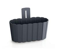 Prosperplast Boardee Wall Pot 2.2 L Dimensions 194 x 150 x 202 mm Anthracite, Charcoal, 2,2 L