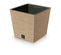 Prosperplast Flower Inner Pot, Plastic Wood, Brown, 29,5 cm x 29,5 cm x 29 cm