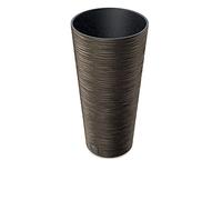 Prosperplast Flower Inner Pot, Plastic Wood, Coffee Brown, Ø 25 cm