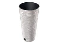 Prosperplast Flower Inner Pot, Plastic Wood, White, Ø 25 cm