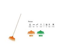 PROSPERPLAST FOCUS Plastic Leaf Rake Orange IGR2-R585
