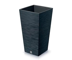 Prosperplast Furu Collection 24 x 24 x 45 cm Anthracite Planter with Tank Capacity 7.5 L