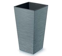 Prosperplast Furu Collection 34.5 x 34.5 x 66 cm, 24 L Capacity, Cement, 34,5 x 34,5 x 66 cm