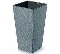 Prosperplast Furu Collection 39.5 x 39.5 x 75.5 cm, 37 L Capacity, Cement, 39,5 x 39,5 x 75,5 cm