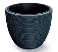 Prosperplast FURU Collection Anthracite Planter with Tank 57 x 57 x 44.5 cm, Capacity 92 Litres