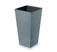 Prosperplast Furu Collection Cement Planter with Tank 20 x 20 x 38 cm 5L Capacity