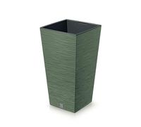 Prosperplast FURU Collection Earth Green Planter with Tank 26.5 x 26.5 x 50 cm Capacity 11 Litre