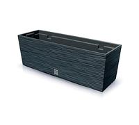 Prosperplast FURU Collection Planter Anthracite with Tank 58 x 18 x 19.5 cm Capacity 12 Litres