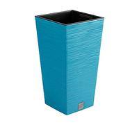 Prosperplast Furu Collection Scandinavian Blue Plant Pot with Tank 20 x 20 x 38 cm 5L Capacity, 5 L