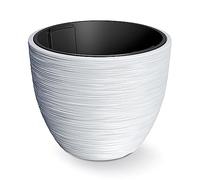 Prosperplast FURU Collection White Planter with Tank 47 x 47 x 38.5 cm, Capacity 53 Litres