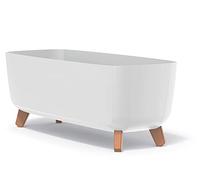 Prosperplast Gracia Case Rectangular Flower Pot, 24 x 58 x 23.5 cm, for Indoor and Outdoor Use, Plant Pot, Weatherproof Garden Plant Pot with Removable