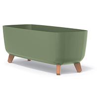 Prosperplast Gracia Case Rectangular Flower Pot, 24 x 58 x 23.5 cm, for Indoor and Outdoor Use, Plant Pot, Weatherproof Garden Plant Pot with Removable