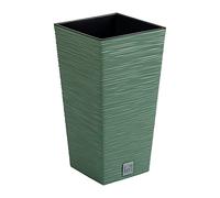 Prosperplast Ground Planter with Tank Furu Collection 24 x 24 x 45 cm 7.5 L Capacity, Green, Terra