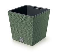 Prosperplast Ground Planter with Tank Furu Collection 29.5 x 29.5 x 29 cm, 14 L Capacity, Green, Terra, 29,5 x 29,5 x 29 cm