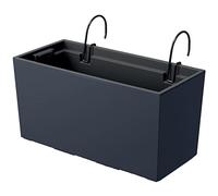 Prosperplast Maceta Urban Case W, Dimensions (mm) 395 x 185 x 195, Colour Anthracite