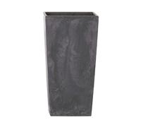 Prosperplast Matte Flower Pot - Colour Anthracite - 40cm x 40cm x 75cm (LWH) 91.5L Capacity Planter Suitable for Both Indoor and Outdoor Use