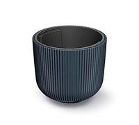 Prosperplast Milly Collection Anthracite Planter with Tank 35 x 35 x 29 cm Capacity 22 Litres
