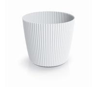 Prosperplast Milly Round Planter, White