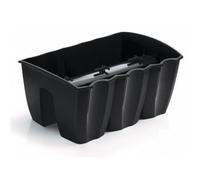 Prosperplast Modern flower pot on the railing Crown Flowerpot (400mm, Anthracite)