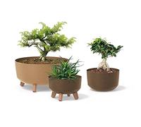 Prosperplast Plant Pot 40 x 34 cm Anthracite, Eco Naturo, 380mm