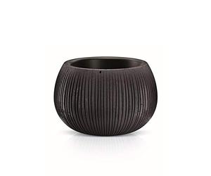 Prosperplast Plastic Bowl with Black Cement Paint Deposit, 16.1 (L) x 23.8 (W) x 23.8 (D) cms