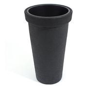 Prosperplast Plastic flower pot Classic Tower Massive for indoor and outdoor use, (17 Litres, Anthracite)