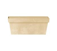Prosperplast Pot CUBE CASE BETON EFFECT 25,5L., dimensions (mm) 587x264x236, color Cream