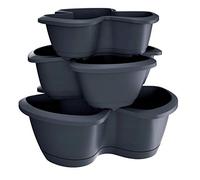 Prosperplast Pot RESPANA TRIO 28,1L., dimensions (mm) 470x470x405, color Anthracite