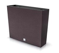 Prosperplast Planter for Balcony time case, Dimensions (mm) 580x180x498, ocher Color, Rattan Plastic, Ochre Dark