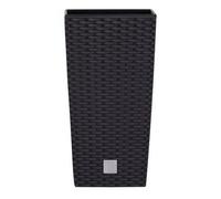 Prosperplast Rato Square Flowerpot 22.5X22.5X42.1 cm Anthracite
