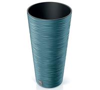 Prosperplast Scandinavian Blue Planter with Tank Furu Collection 30 x 30 x 57.5 cm Capacity 15 Litre, 15 L